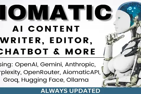 Aiomatic GPL v2.5.2.1 – AI Content Writer, Editor, ChatBot & AI Toolkit