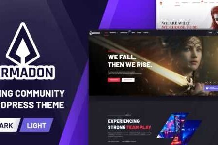 Armadon Theme GPL v1.2.1 – Gaming Community WordPress Theme