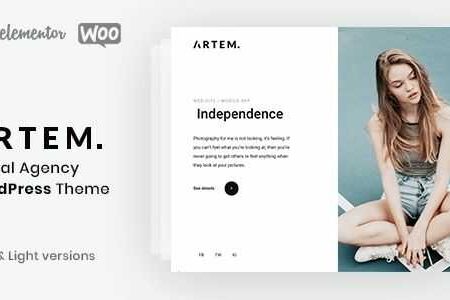 Artem Theme GPL v1.3.9 – Digital Agency WordPress Theme