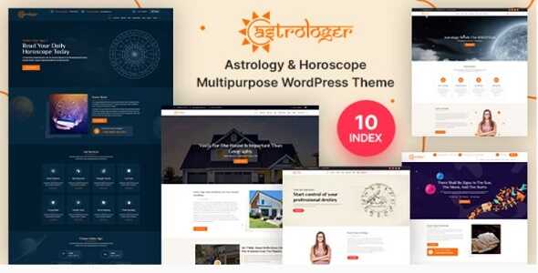 Astrologer Theme GPL v2.5 – Horoscope and Astrology WordPress Theme