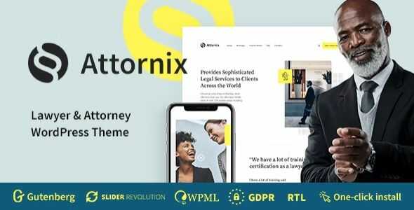 Attornix Lawyer WordPress Theme GPL v1.1.7