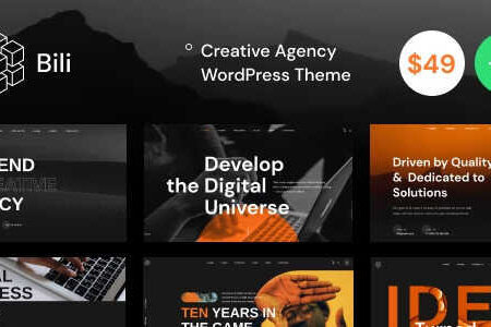 Bili Theme GPL v1.1.6 – Creative Agency WordPress Theme