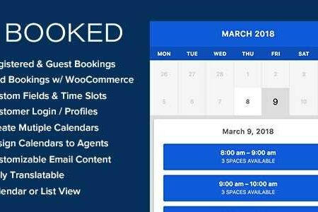 Booked Plugin GPL v2.4.4 – Appointment Booking for WordPress