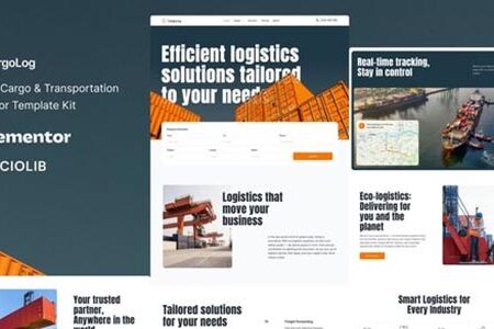CargoLog Template Kit GPL v1.0 – Logistic Cargo & Transportation