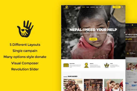 CharityHeart Theme GPL v1.11 – Charity Responsive WordPress Theme