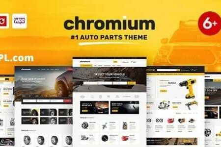 Chromium Theme GPL v1.3.28 - Auto Parts Shop WordPress WooCommerce