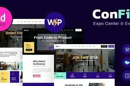 ConFix Theme GPL v1.0.12 – Expo & Events WordPress Theme