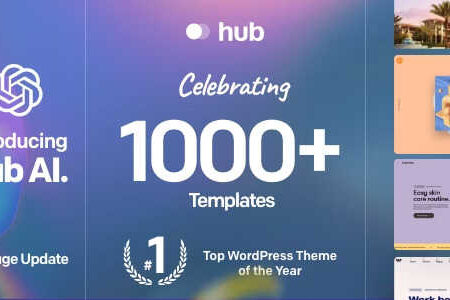 Hub Theme GPL v5.0.7 – Responsive Multi-Purpose WordPress Websites