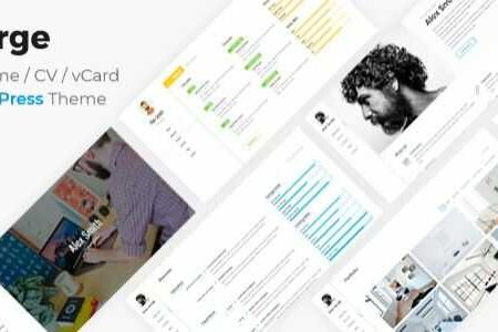 Kerge Theme GPL v4.1.0 – Resume / CV / Portfolio WordPress Theme