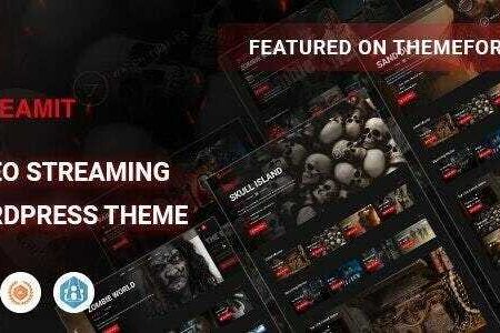 Streamit Theme GPL v4.1.1 – OTT/Video Streaming WordPress Websites + RTL